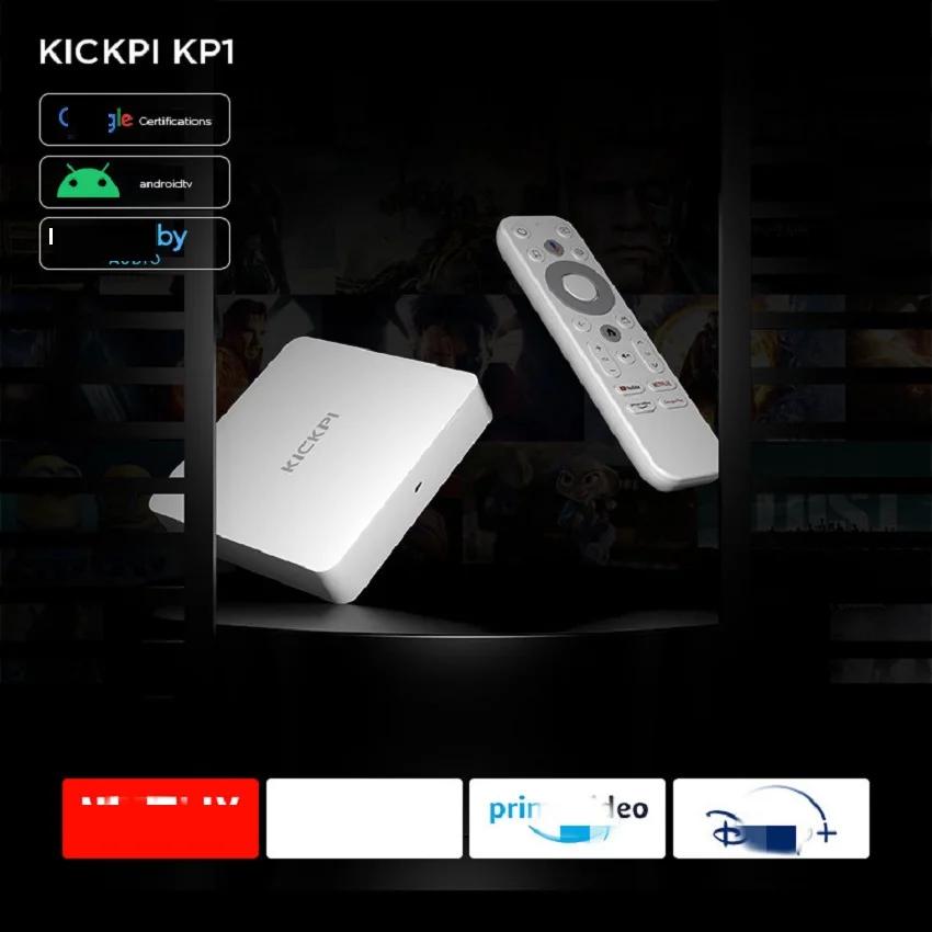 KICKPI KP1 TV ڽ,  Netlix , ȵ̵ 11 Amlogic S905Y4, 2GB 32GB, 4K  AV1, 1080P, 5G , BT5.0, 10 